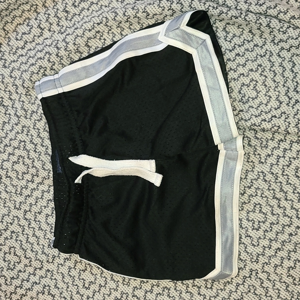 OshKosh Black Sport Shorts with Stripes